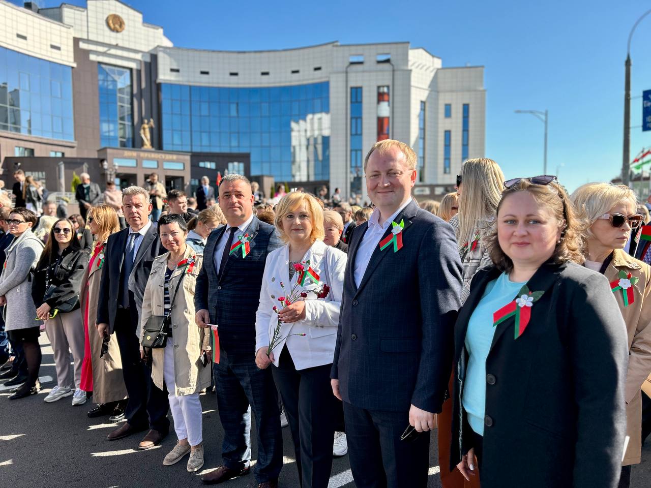 День Победы в Бресте. Профсоюзы приняли участие в праздничных мероприятиях  - БРЕСТСКОЕ ОБЛАСТНОЕ ОБЪЕДИНЕНИЕ ПРОФСОЮЗОВ